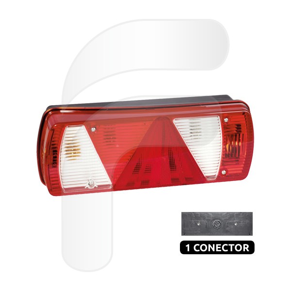 REAR LAMPS REAR LAMPS WITH TRIANGLE WITH LICENSE P